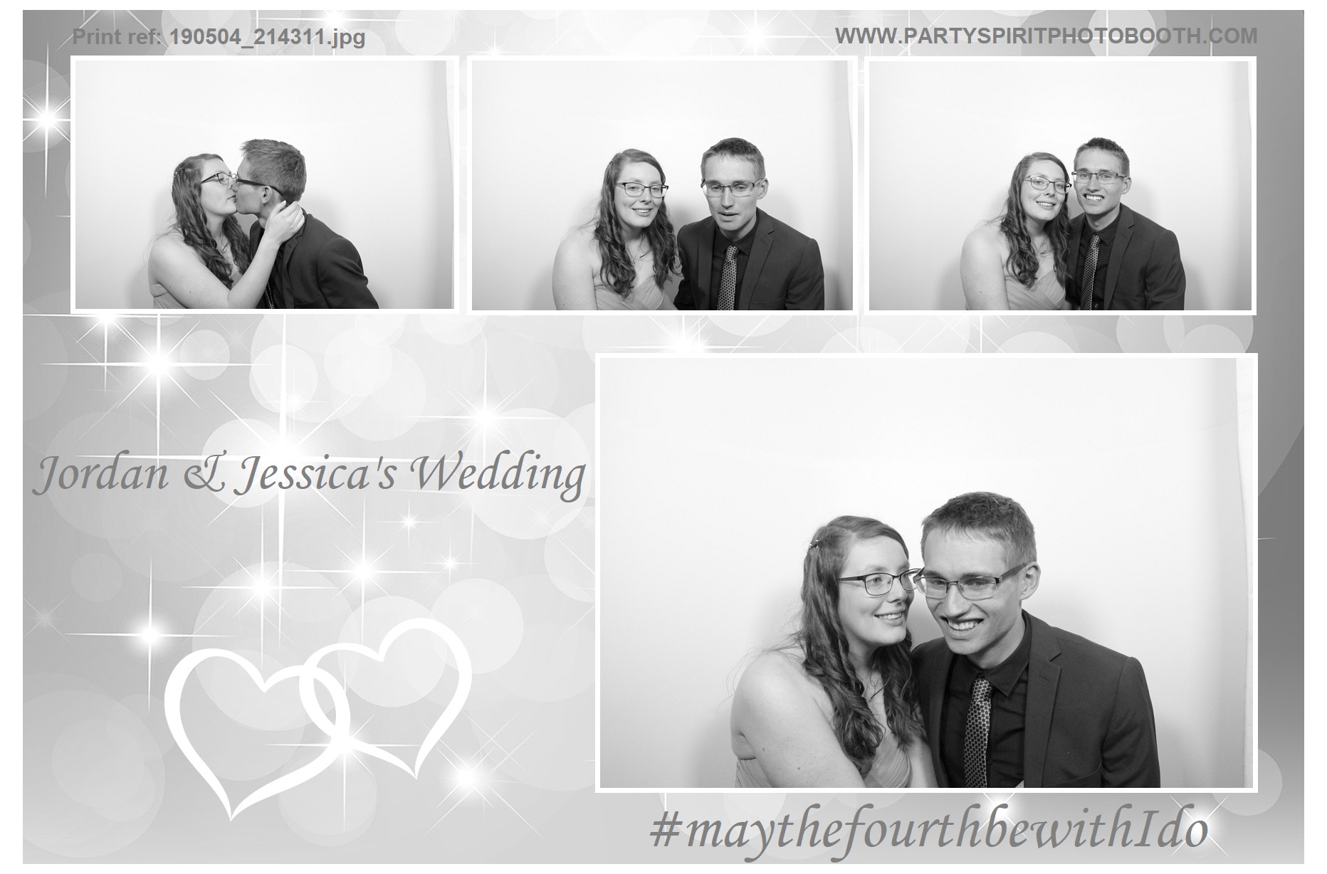 Jordan and Jessica's Wedding | View more photos from the event at gallery.partyspiritphotobooth.com/u/PartySpiritPhotoBooth/Jordan-and-Jessicas-Wedding